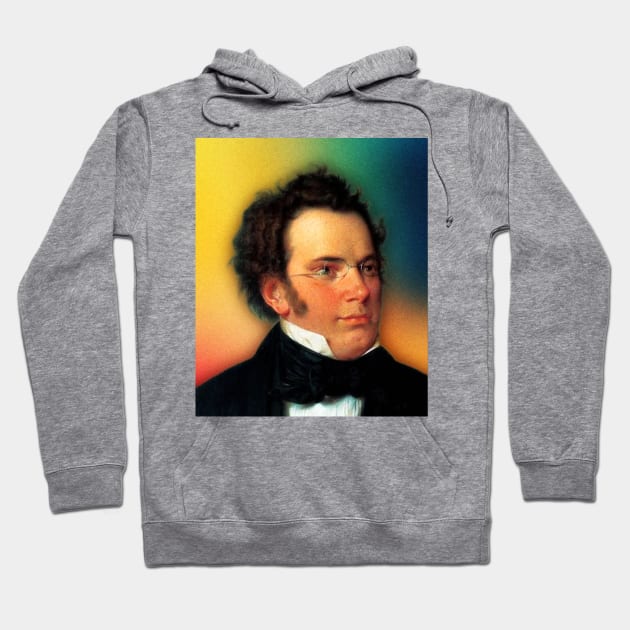 Franz Schubert Portrait | Franz Schubert Artwork 15 Hoodie by JustLit